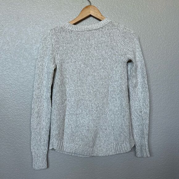 Ann Taylor LOFT Cream Gray Sweater XS - Picture 4 of 4